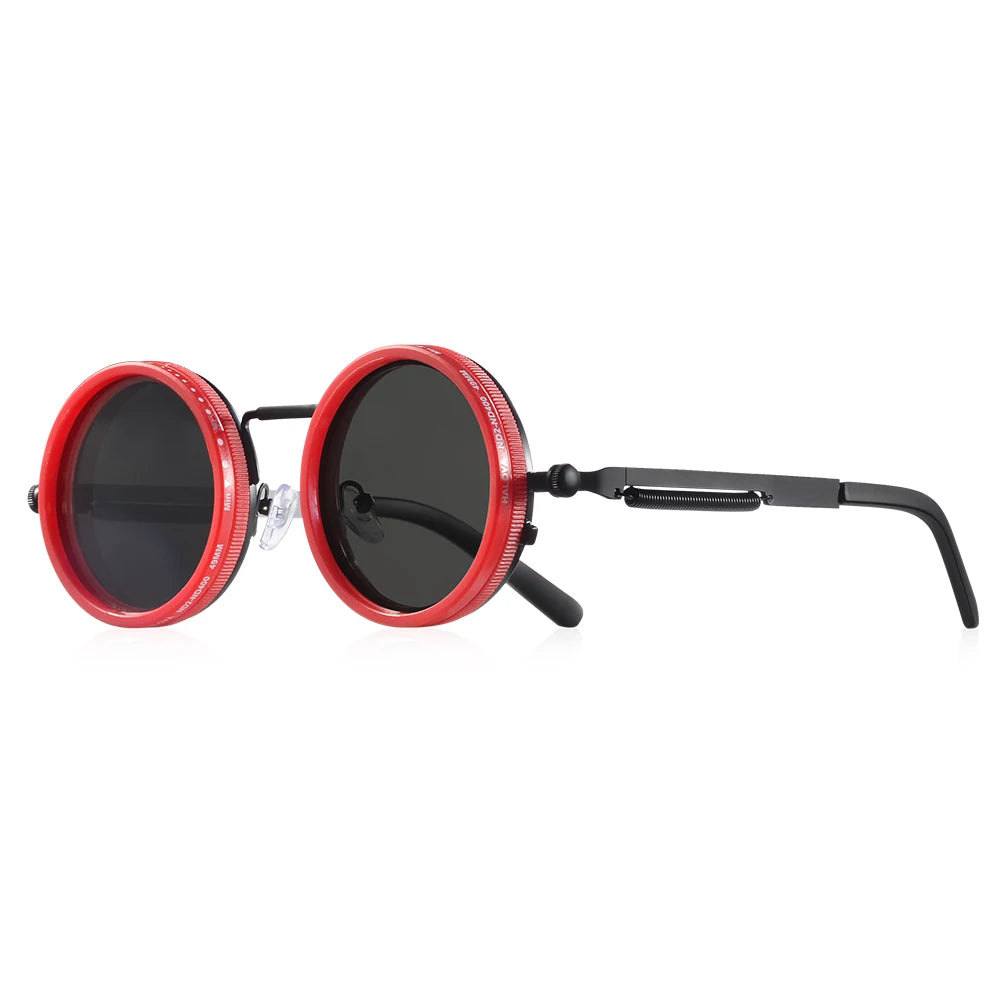 Óculos de Sol Polarizados ND9 UV400 Ajustável Retro Premium